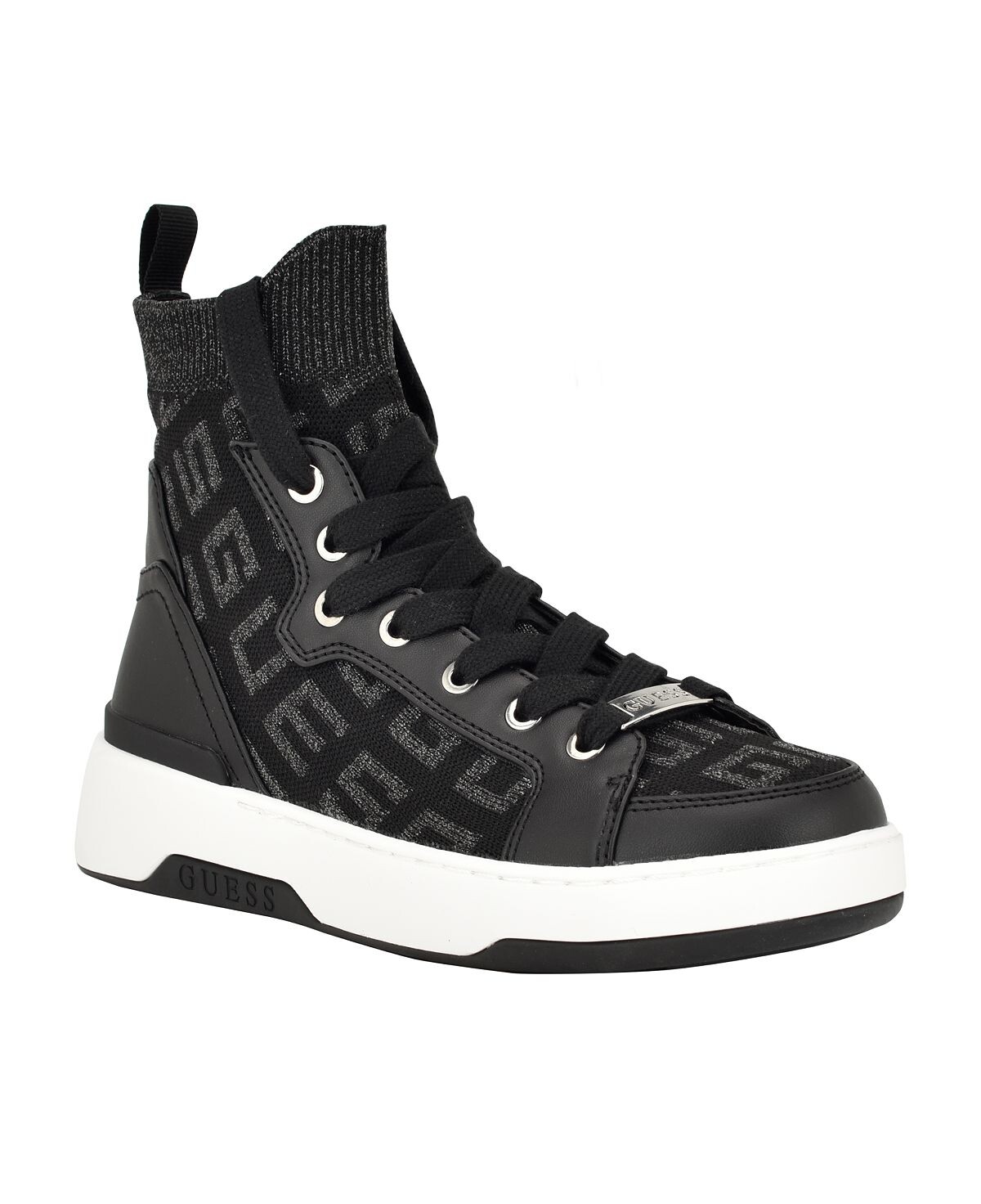 

Женские модные высокие кроссовки Mannen на шнуровке GUESS