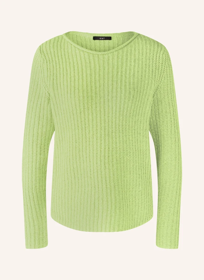 Пуловер Oui, зеленый