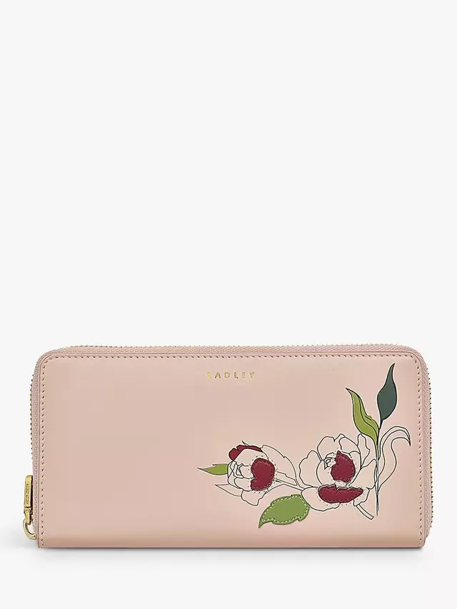 

Портмоне Radley Wild Roses Leather Large, цвет prairie/pink