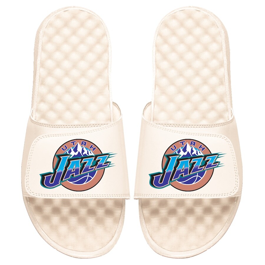 

Шлепанцы ISlide Utah Jazz, кремовый