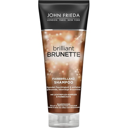 Шампунь Brilliant Brown Brunette со светоотражающим комплексом и защитой цвета 250мл, John Frieda