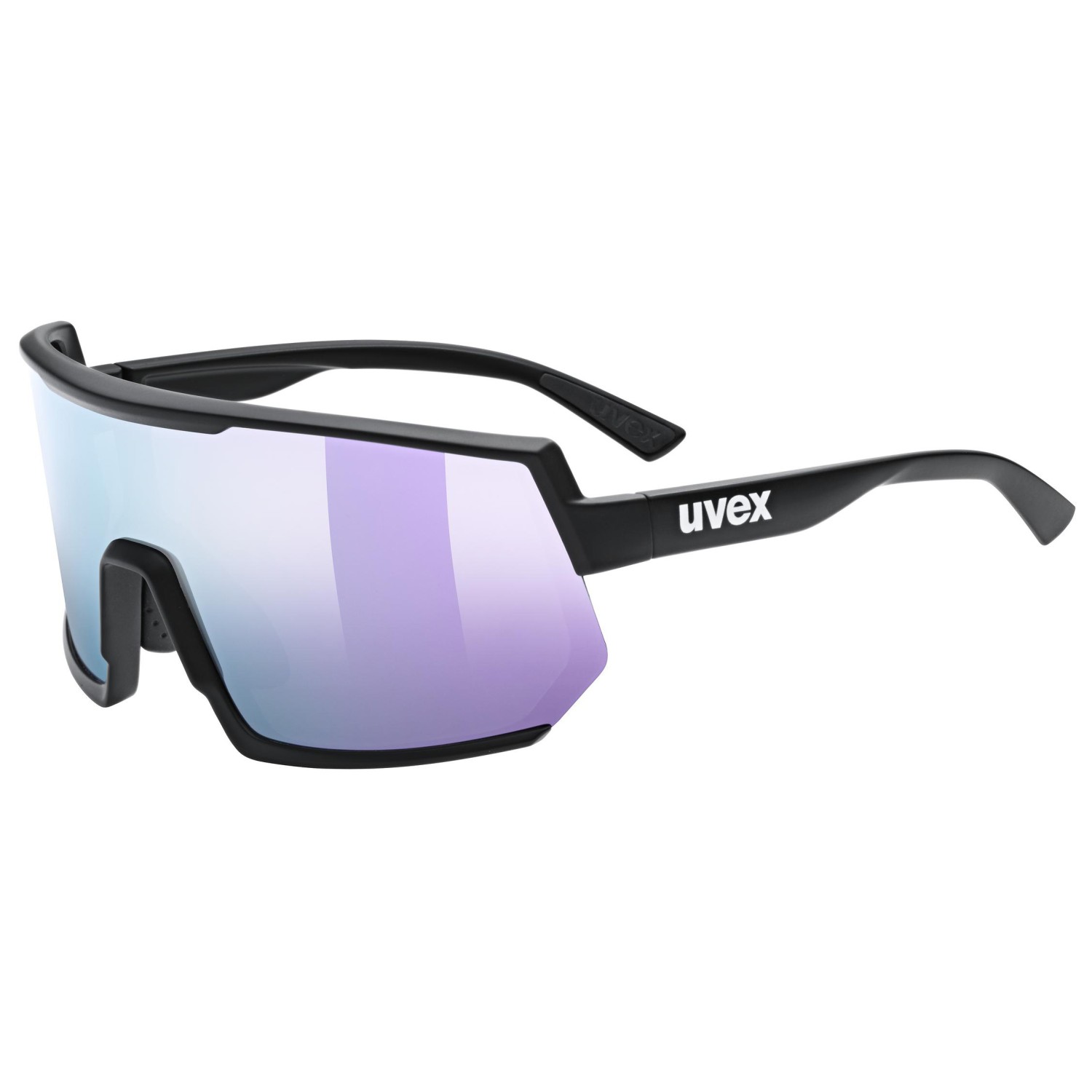 Велосипедные очки Uvex Sportstyle 235 Mirror Cat 3, цвет Black Matt
