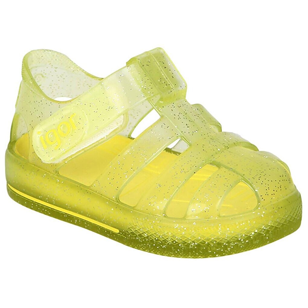 

Пляжные сандалии для девочек с блестками Star Glitter S10265 IGOR, желтый
