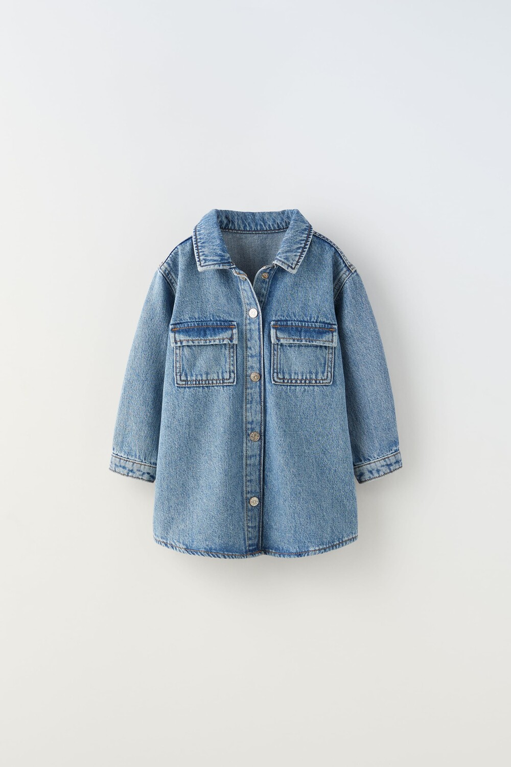 

Платье из джинсовой ткани Zara, синий