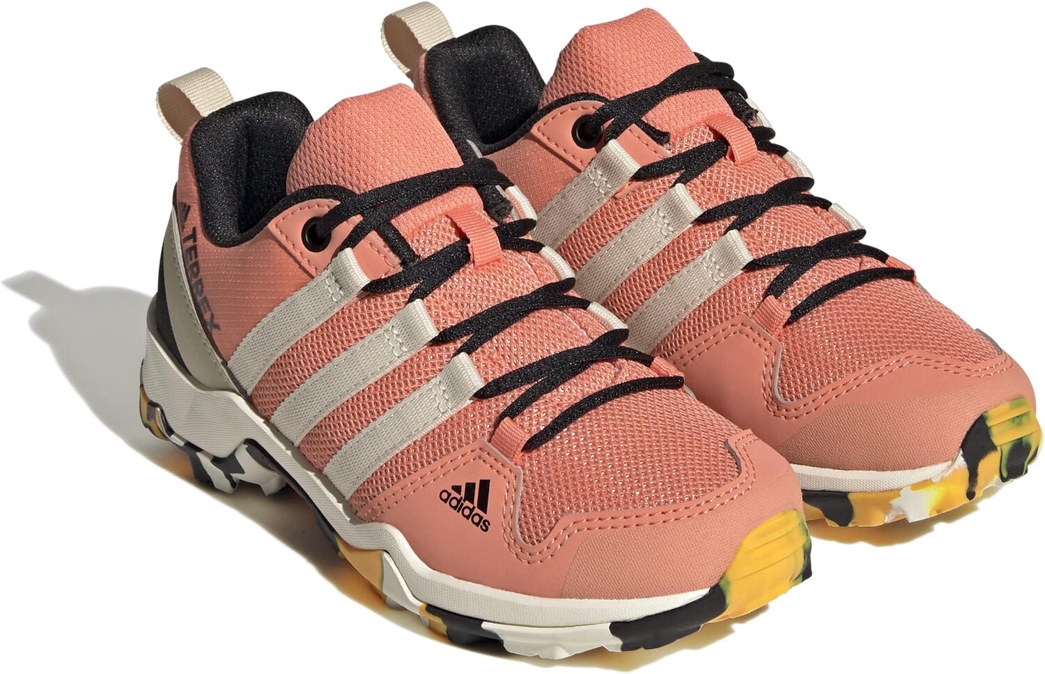 

Походная обувь Terrex AX2R adidas, цвет Coral Fusion/Wonder White/Solar Gold