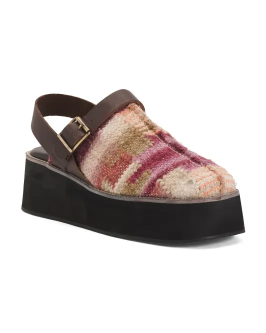 

Мюли Astrid на платформе Free People, цвет Red Combo