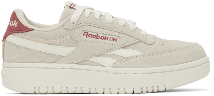 

Бежевые кроссовки Club C Double Revenge Reebok Classics, Бежевый