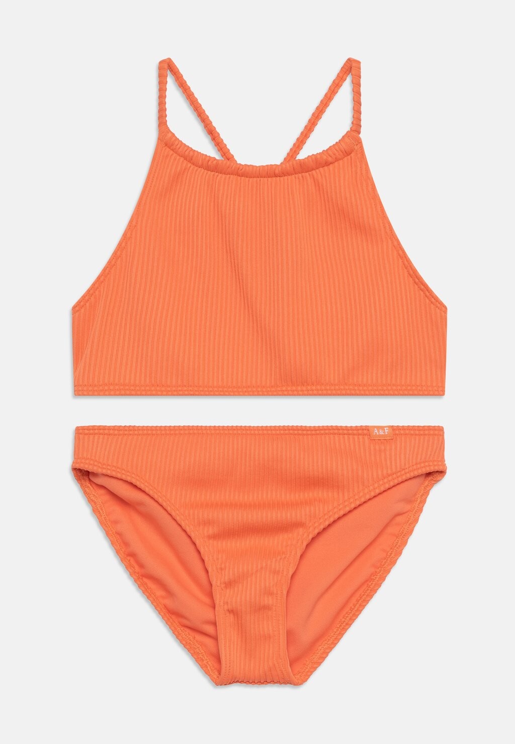 

Бикини HIGH NECK Abercrombie & Fitch, цвет orange