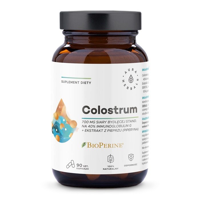 цена Препарат, укрепляющий иммунитет Colostrum 700 mg + BioPerine, 90 шт