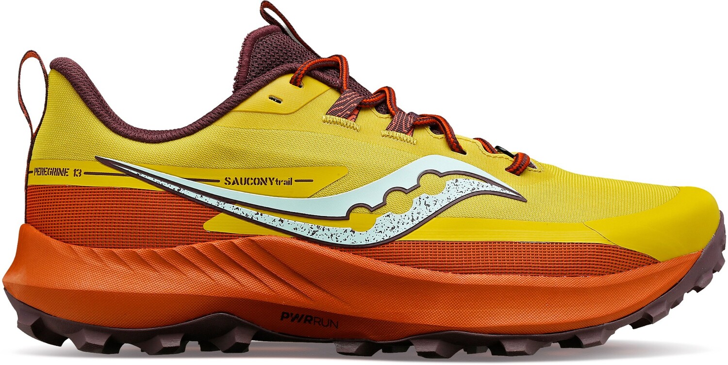 

Кроссовки для бега по пересеченной местности Peregrine 13 — мужские Saucony, желтый