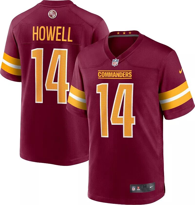 

Мужское джерси Nike Washington Commanders Sam Howell № 14, красное игровое