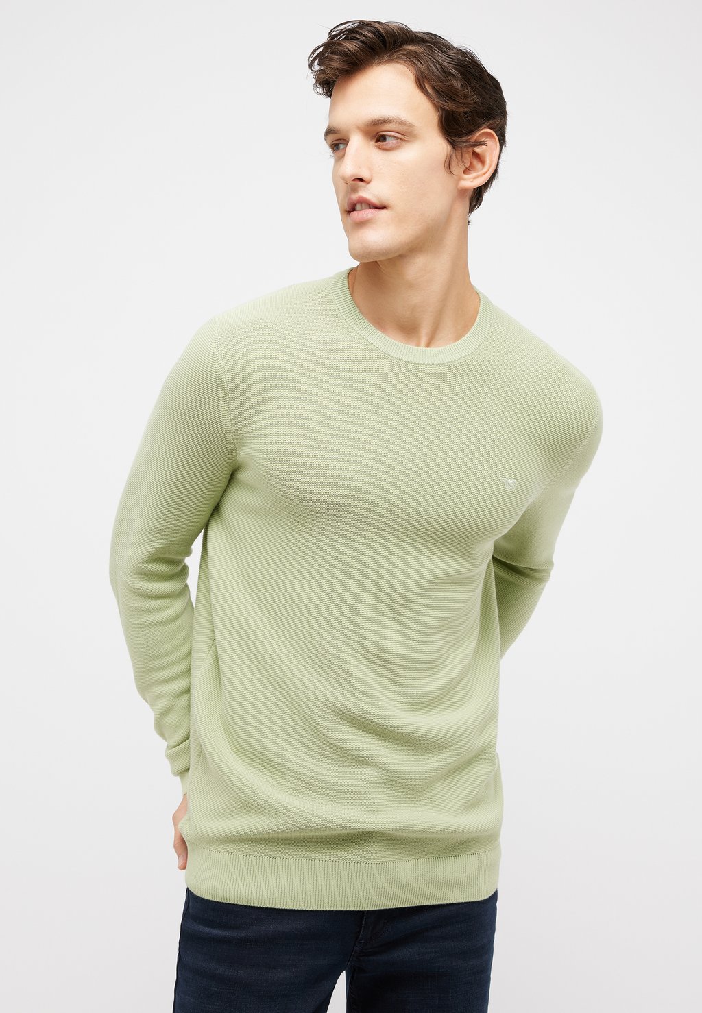 Вязаный свитер Mustang, цвет grün