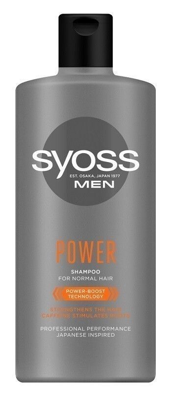 

Syoss Men Power шампунь, 440 ml