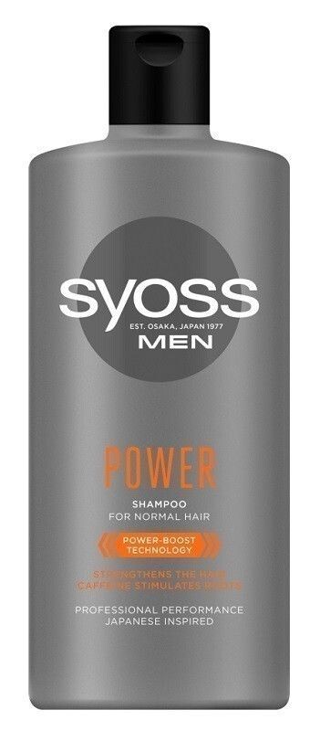 Syoss Men Power шампунь, 440 ml syoss keratin шампунь 440 ml