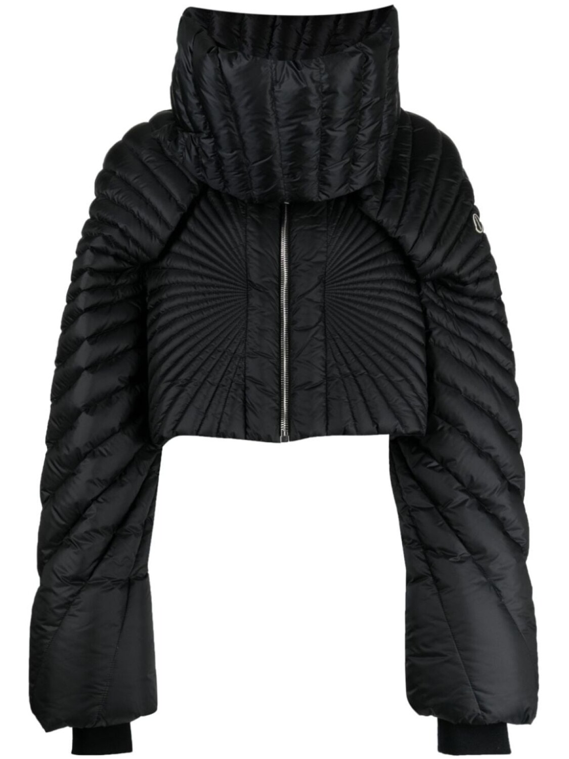 

Moncler Radiance convertible padded down-filled jacket, черный