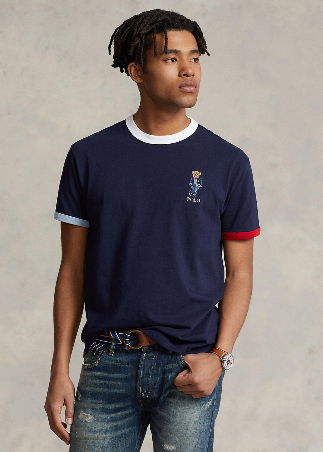 

Футболка из джерси Slim Fit Polo Bear на заказ