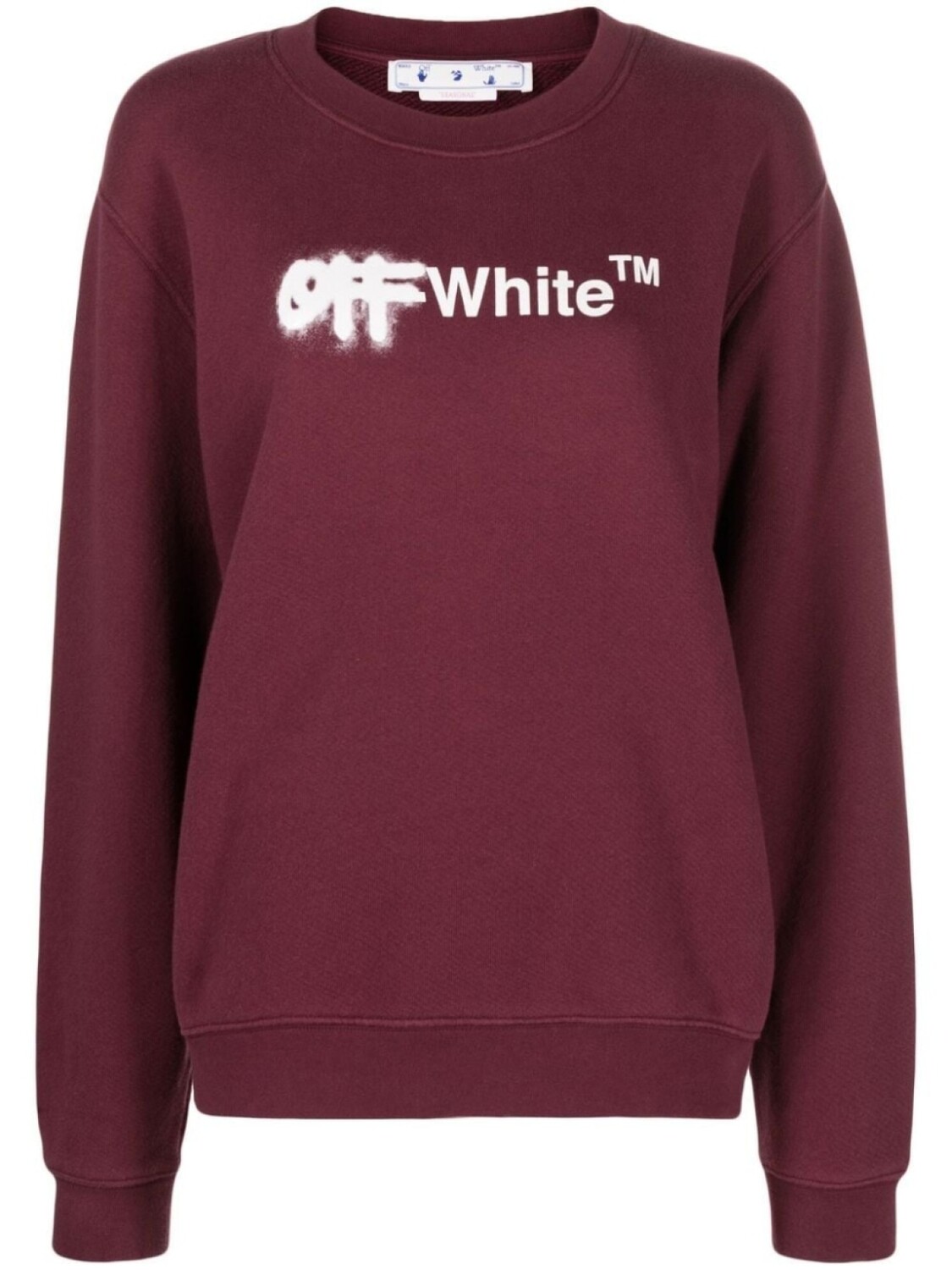

Off-White толстовка с логотипом, фиолетовый