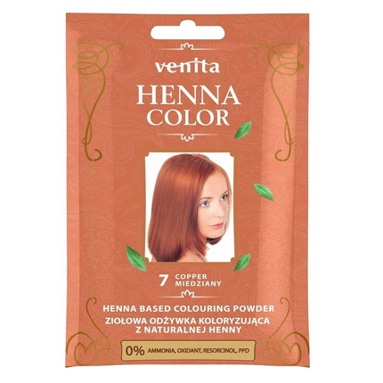 Краска-кондиционер для волос с травяной хной, Venita