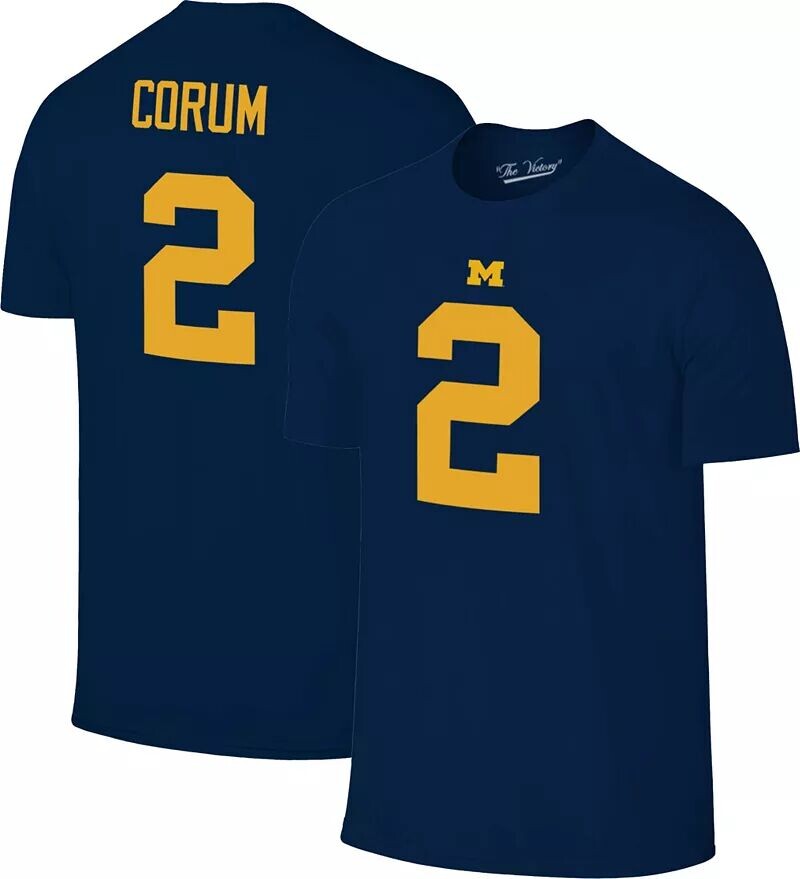 

Retro Brand Мужской Michigan Wolverines Blue Blake Corum #2 Реплика Джерси