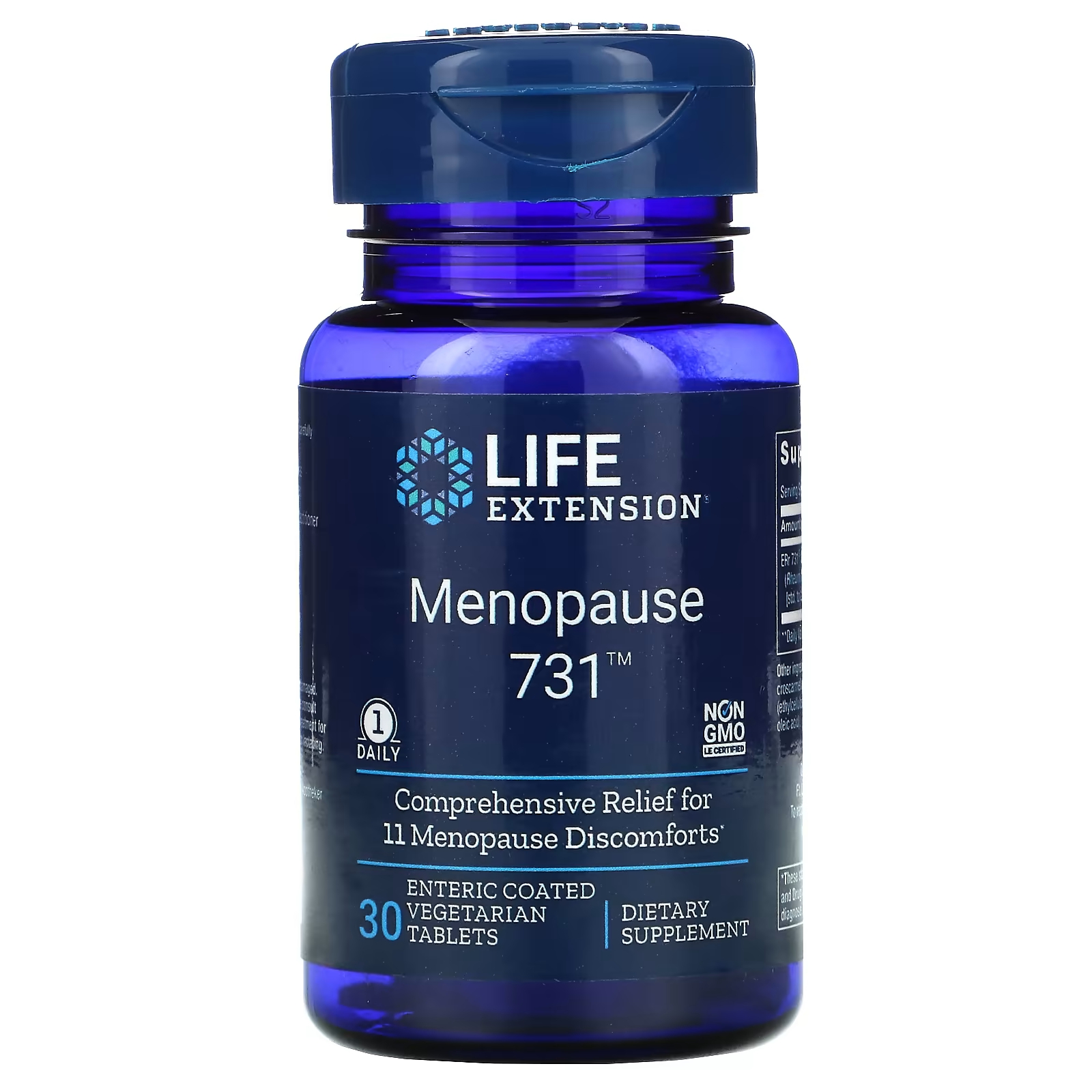 Life Extension Menopause 731 30 вегетарианских таблеток с кишечнорастворимой оболочкой life extension с комплексом витаминов группы b для женщин старше 40 лет 30 вегетарианских таблеток с кишечнорастворимой оболочкой