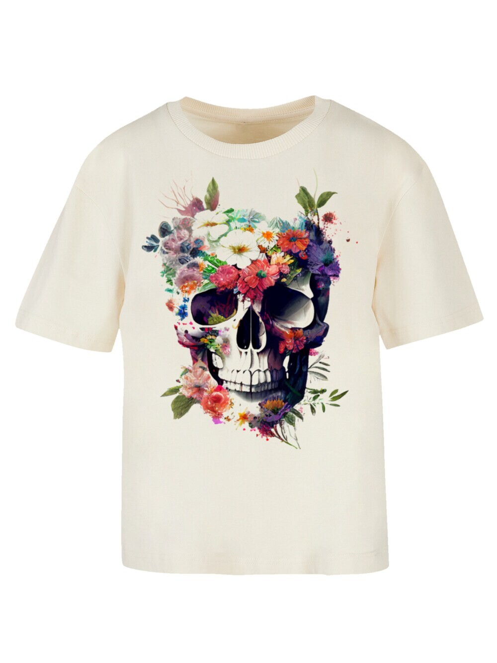 

Рубашка F4Nt4Stic Totenkopf Blumen, песок