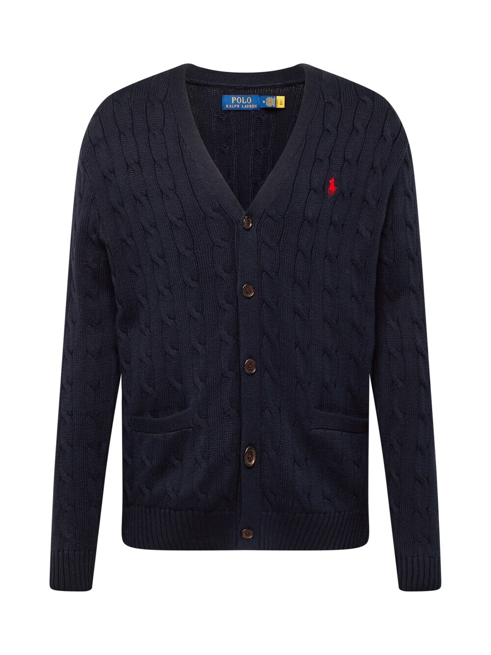 

Вязаный кардиган Polo Ralph Lauren, темно-синий