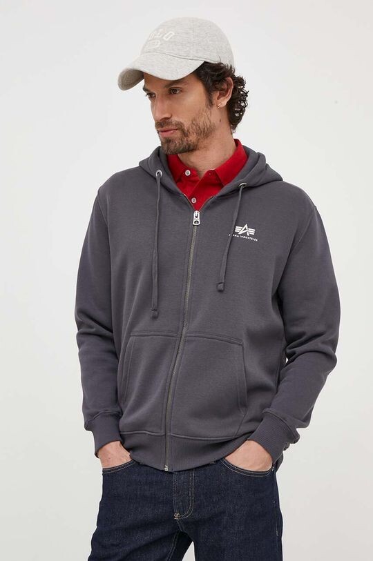 

Толстовка Alpha Industries, серый