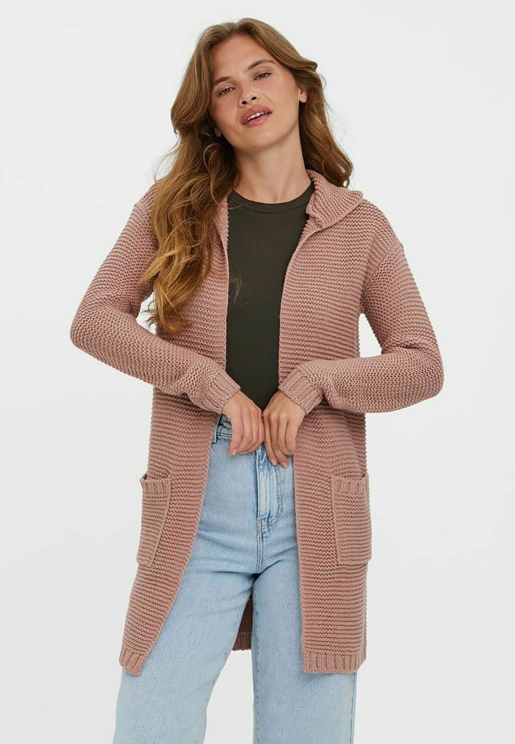 

Кардиган Vero Moda LONGLINE, цвет woodrose