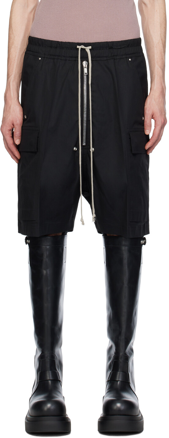 

Черные шорты Cargobela Rick Owens