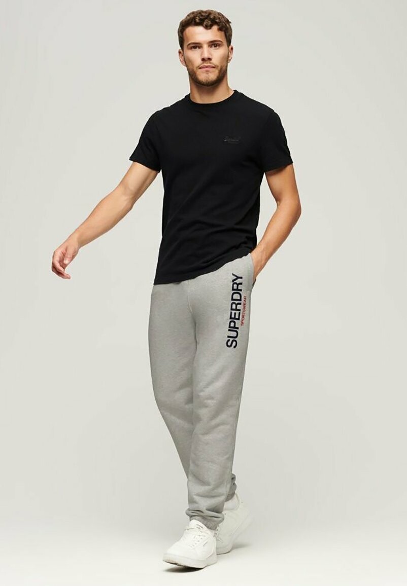 

Спортивные брюки LOGO TAPERED JOGGERS Superdry, светло-серый