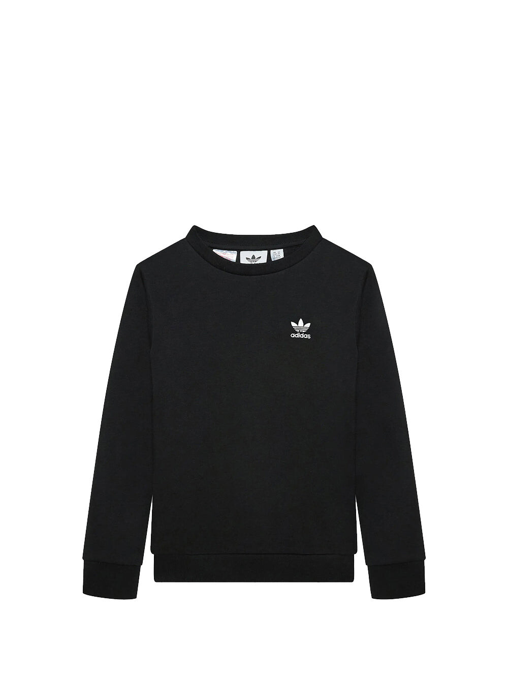 

Черный свитшот унисекс для мальчиков Adidas