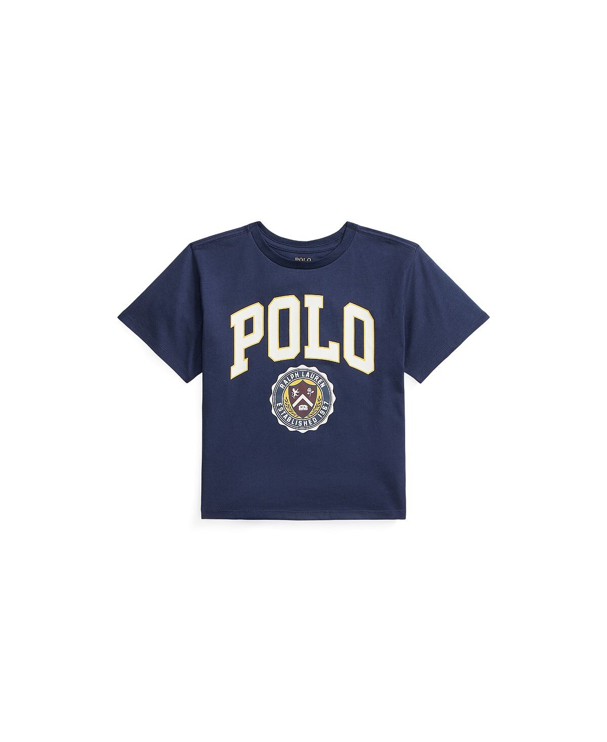 

Футболка из хлопкового джерси с логотипом Big Girls Polo Ralph Lauren