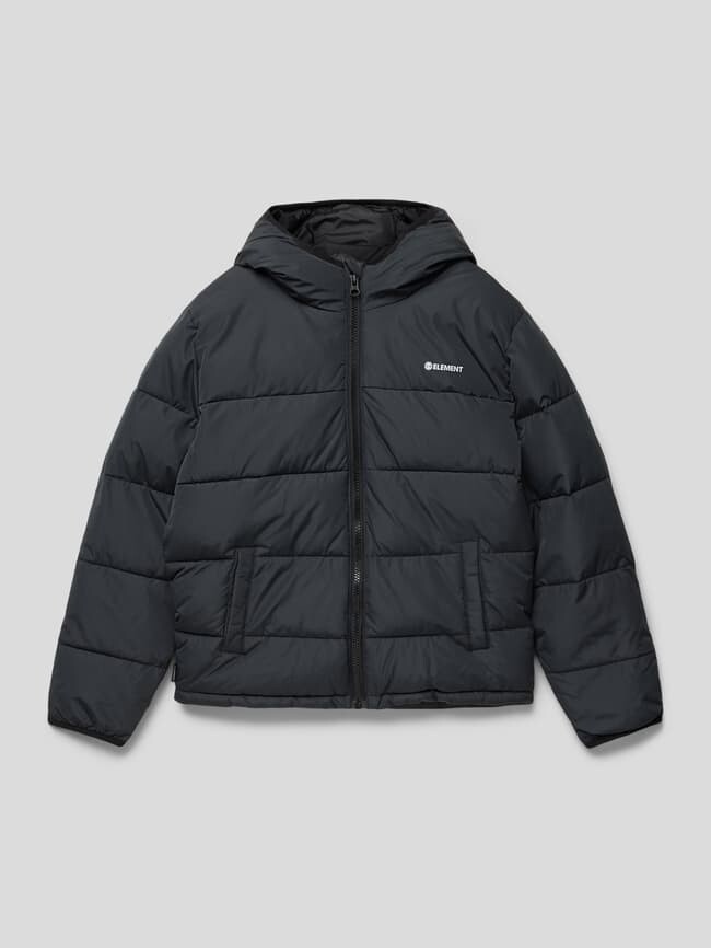 

Стеганая куртка с карманами на молнии модель "PUFFA CLASSIC YOUTH" Element, черный