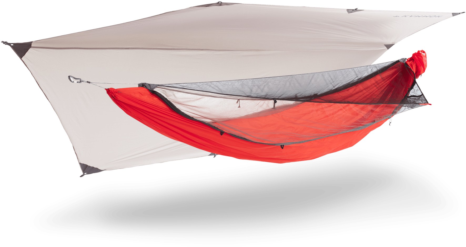 Сверхлегкая универсальная палатка-гамак Mantis Kammok, оранжевый гамак amazonas ultralight silk traveller xl chili