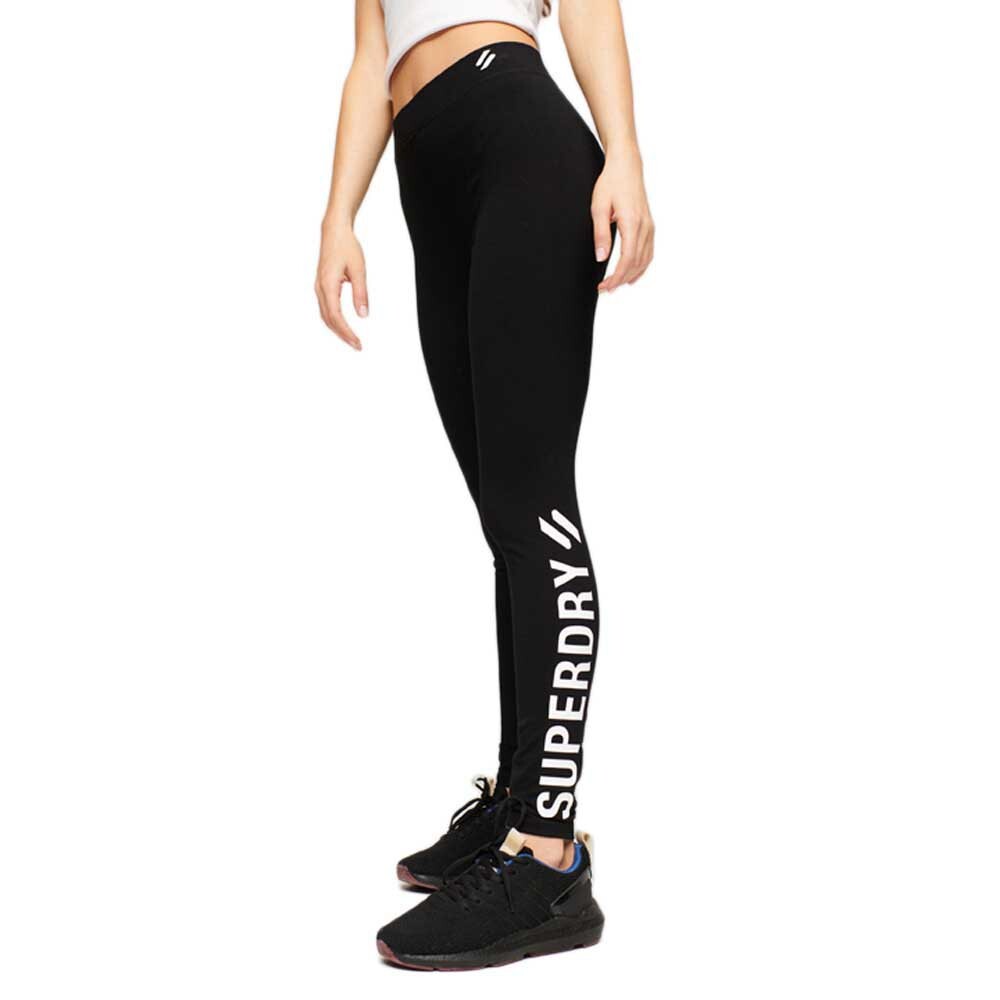 

Леггинсы Superdry Code Core, черный