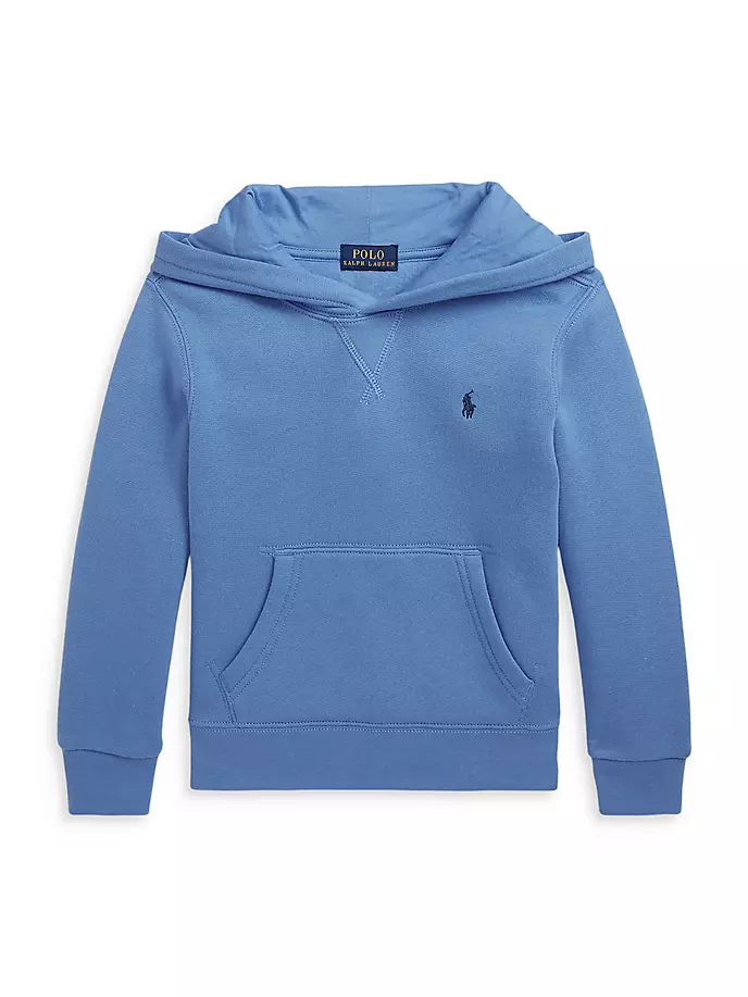 

Флисовая толстовка для маленьких мальчиков и мальчиков Polo Ralph Lauren, синий