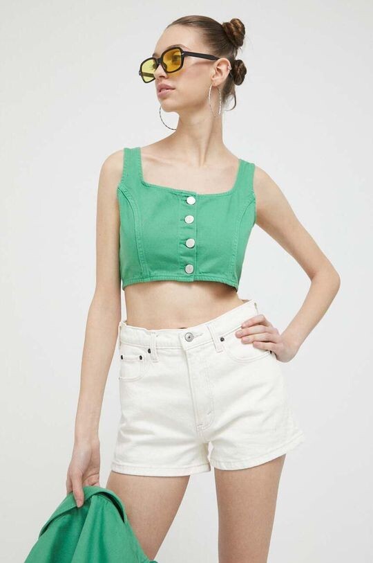 

Джинсовый топ Tommy Jeans, зеленый