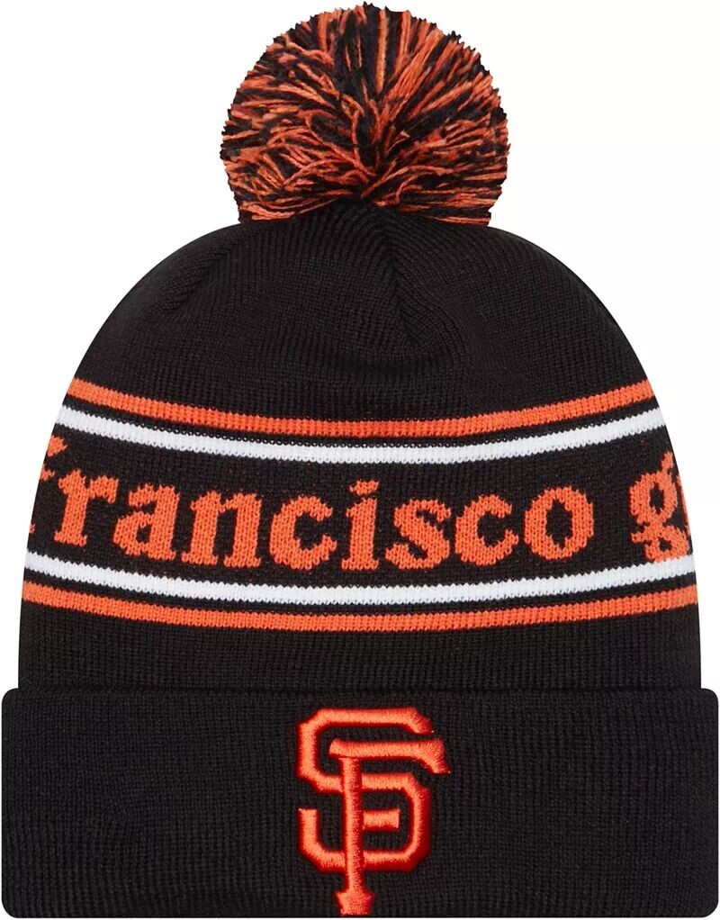 

Оранжевая вязаная шапка New Era Youth San Francisco Giants