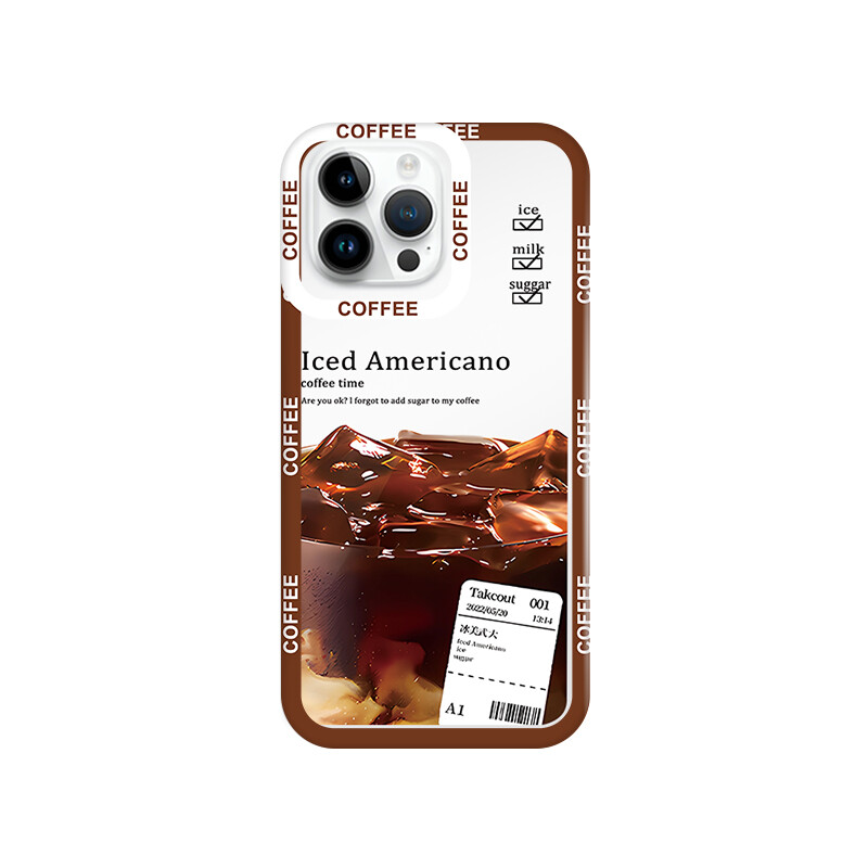 

Чехол для телефона Taowantong Tao Wantong, PUPIL SHADOW SHELL - CLEAR - ICED AMERICANO 335ML
