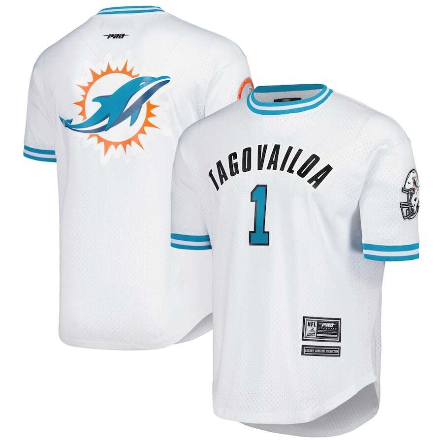 

Футболка с именем и номером Pro Standard Miami Dolphins, белый