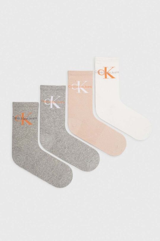 

Носки , 4 пары носков Calvin Klein Jeans, серый