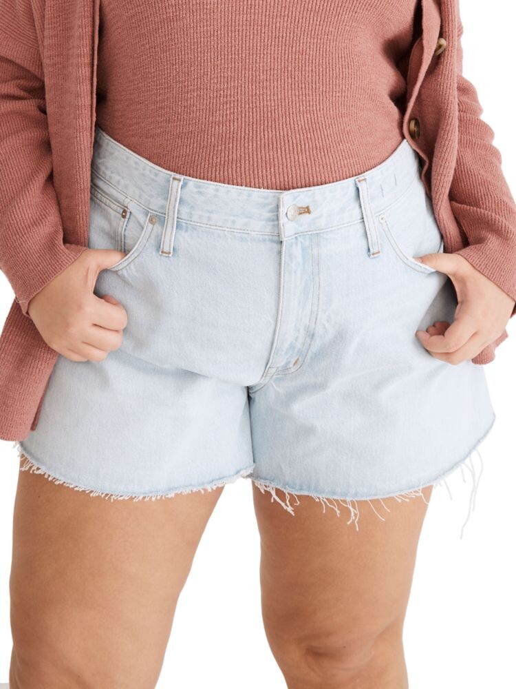 

Свободные джинсовые шорты Madewell, цвет Light Blue