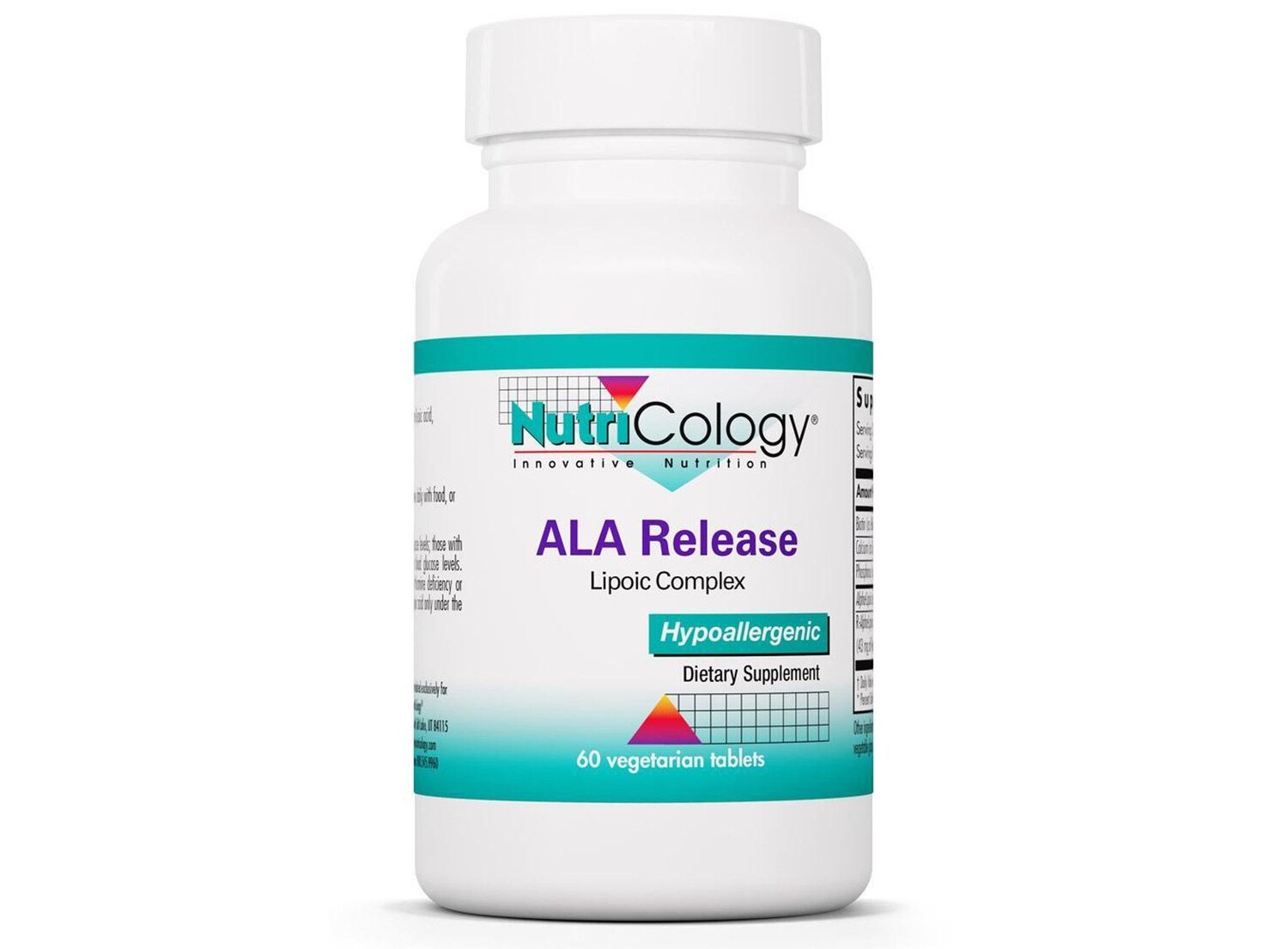 

Nutricology, ALA Release, 60 вегетарианских таблеток