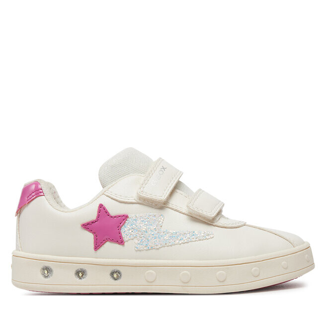 

Кроссовки Geox J Skylin Girl J458WA 000BC C0563 S White/Fuchsia, белый