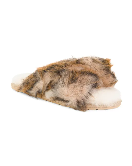 

Уютные тапочки Mayberry Lava из овчины Emu Australia, цвет Chestnut