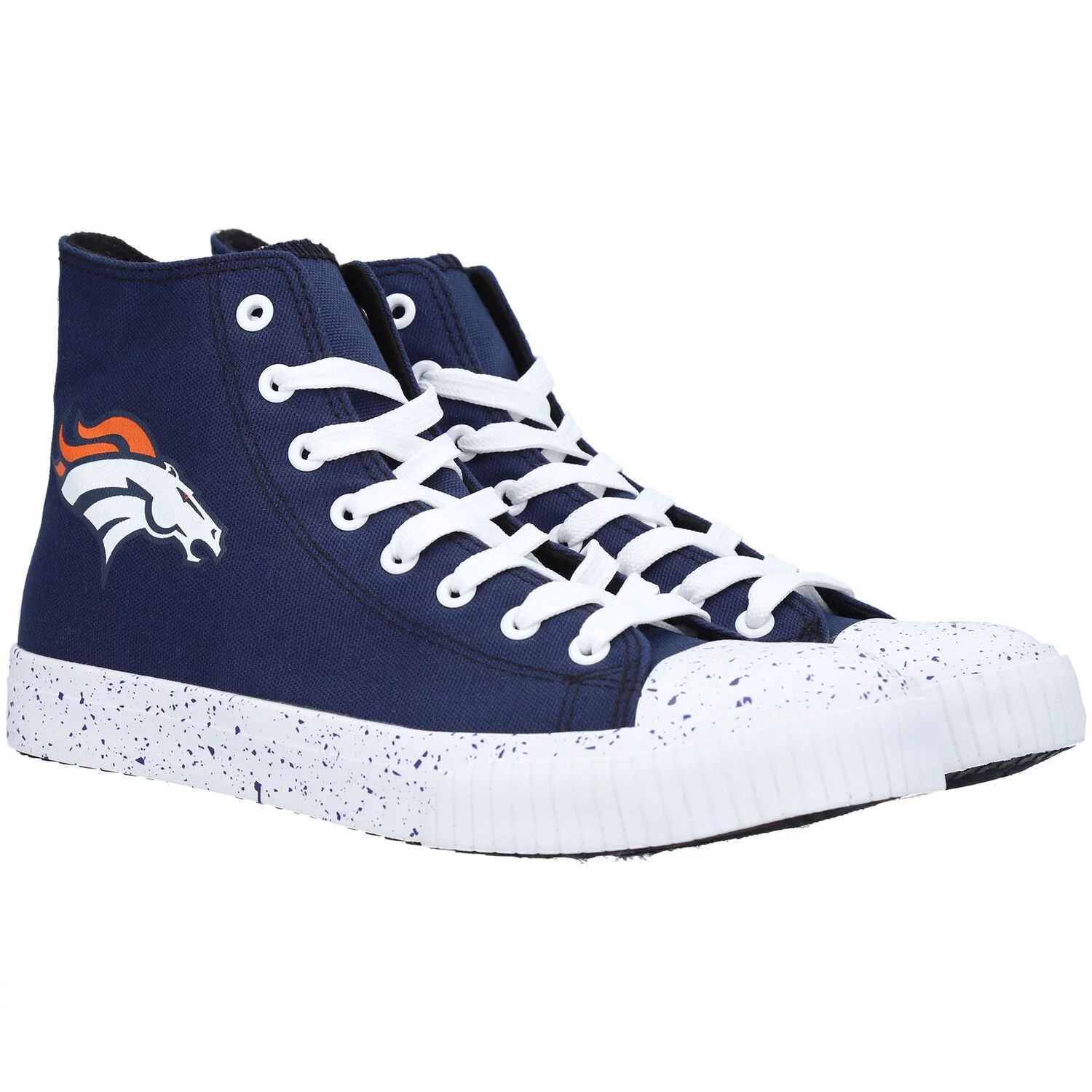 

Мужские высокие кроссовки FOCO Denver Broncos Paint Splatter