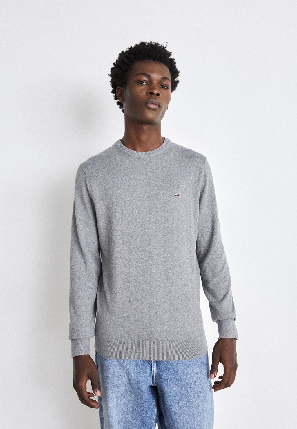 

Свитер PIMA ORG CREW NECK Tommy Hilfiger, вереск средний серый