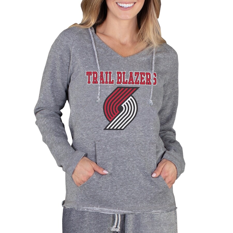

Футболка с длинным рукавом Concepts Sport Portland Trail Blazers, серый