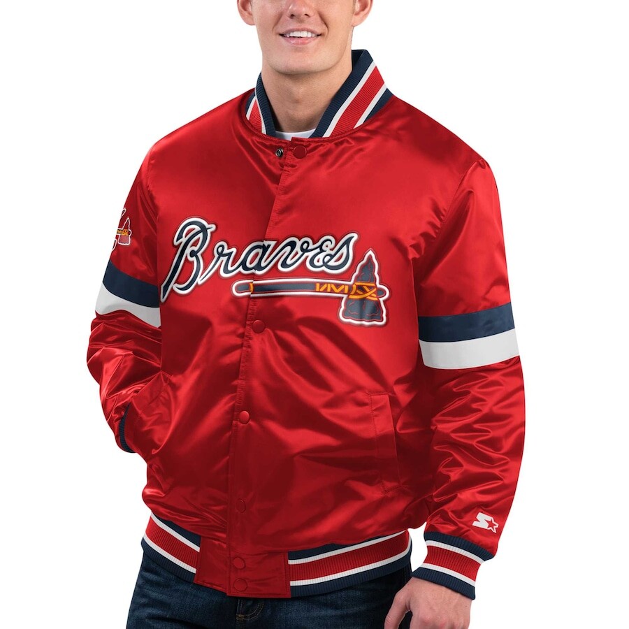 

Куртка Starter Atlanta Braves, красный