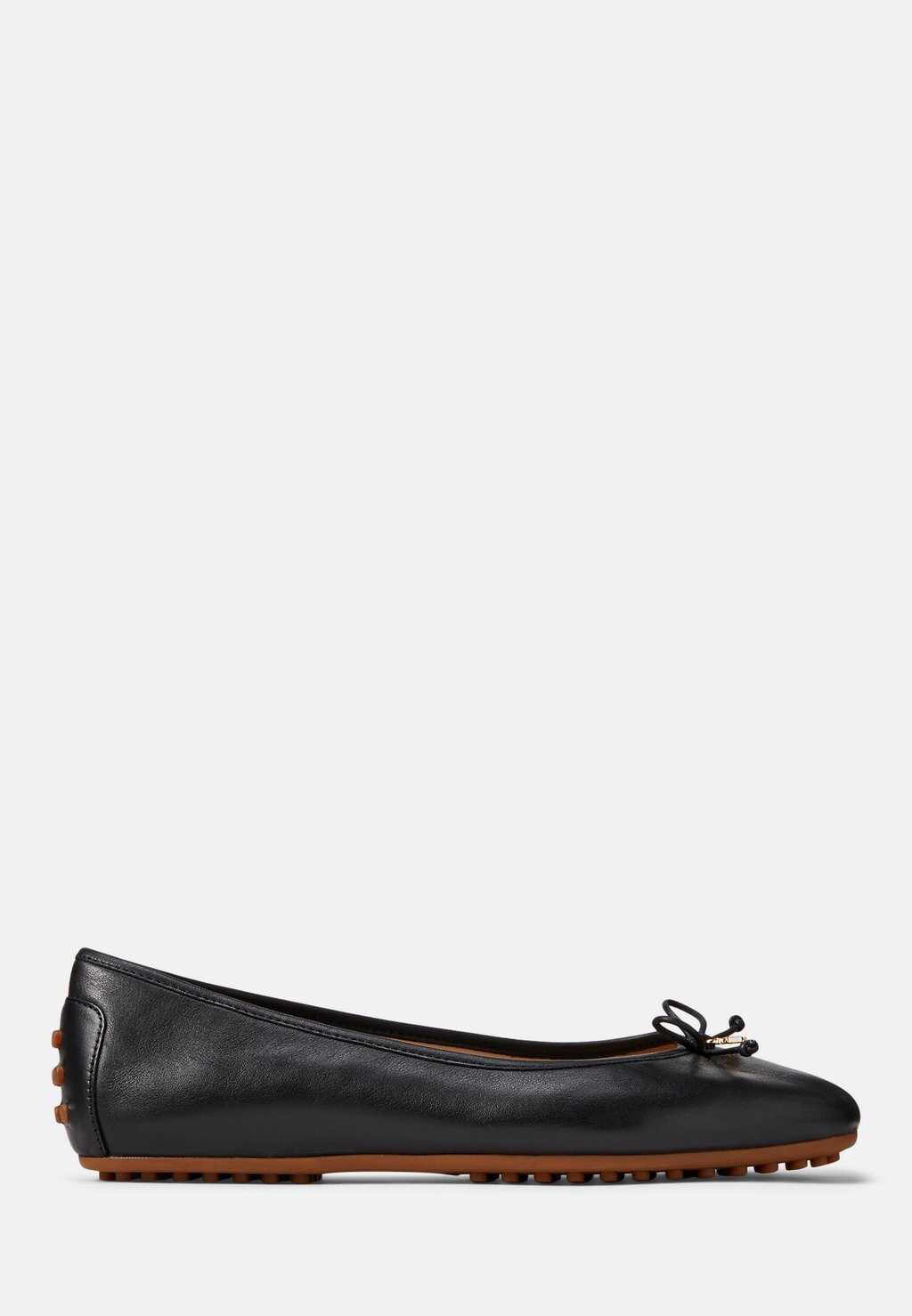 Классические балетки JAYNA DRIVER FLATS Lauren Ralph Lauren, цвет black